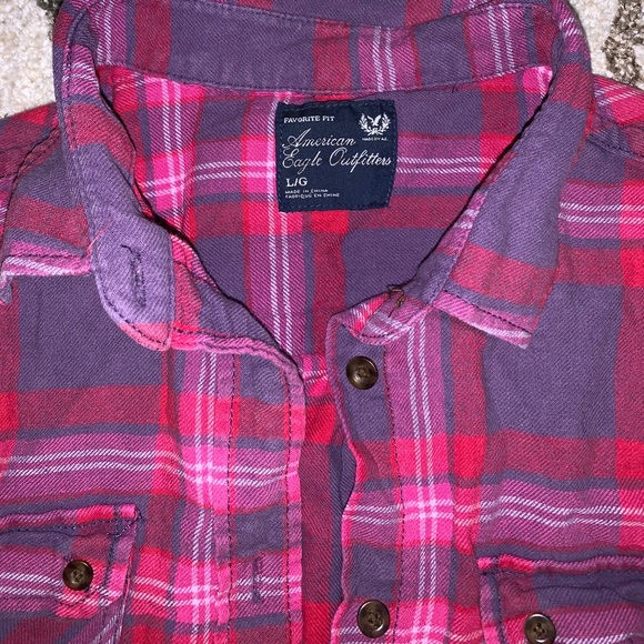 american eagle flannel - Picture 3 of 4